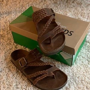 Brown sandals
